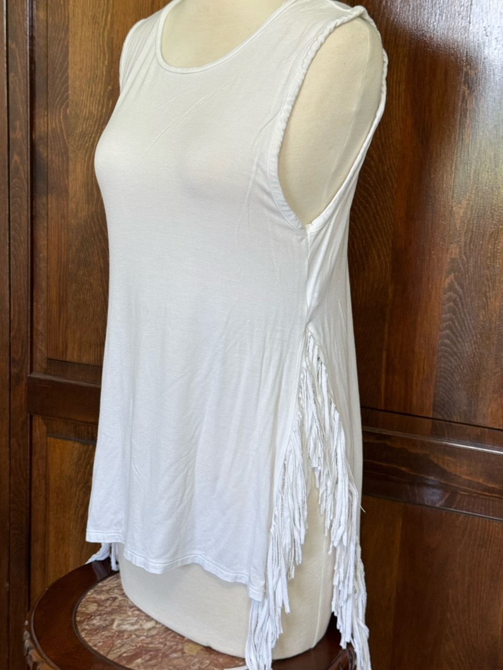 Boho Chic Western Cowgirl Festival/Concert Ready AEO Fringe Tank Size Small